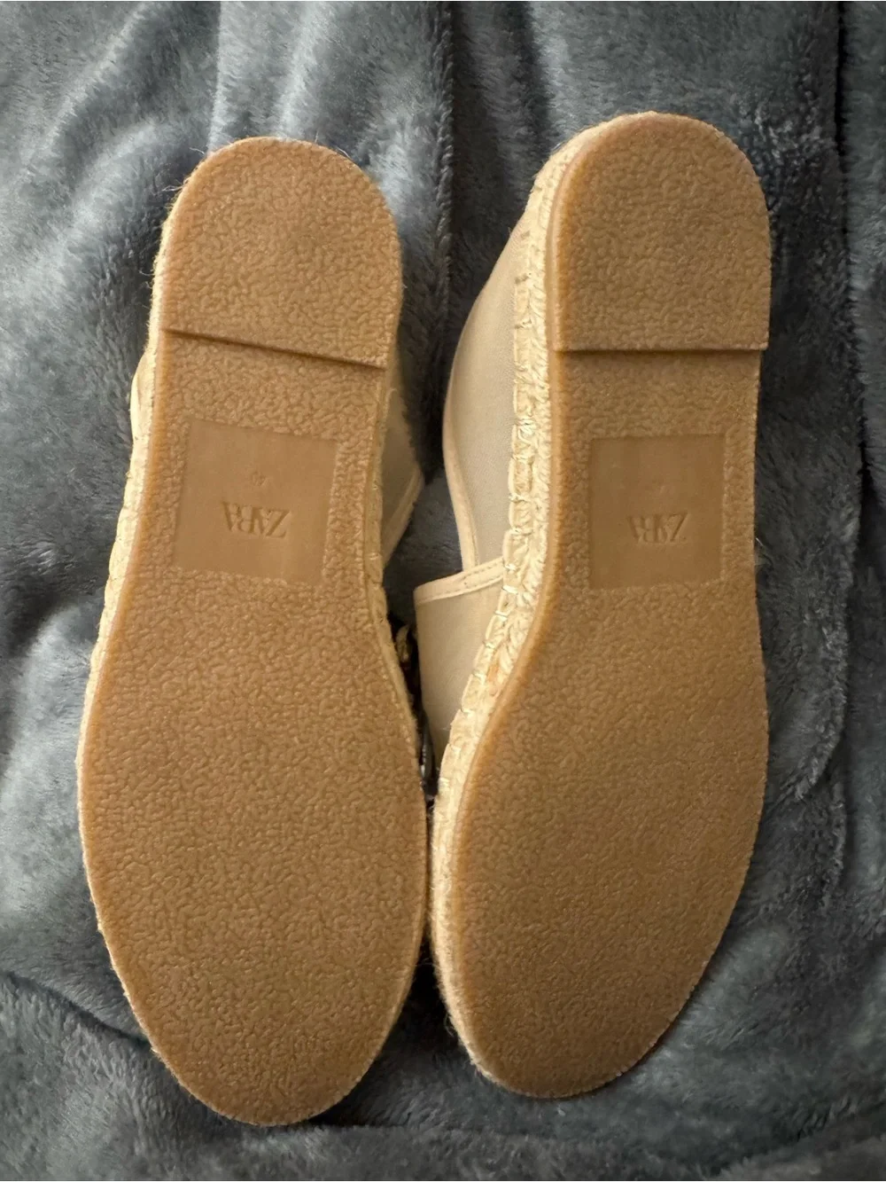 Zara espadrille slip